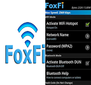 Wifi hotspot foxfi что это