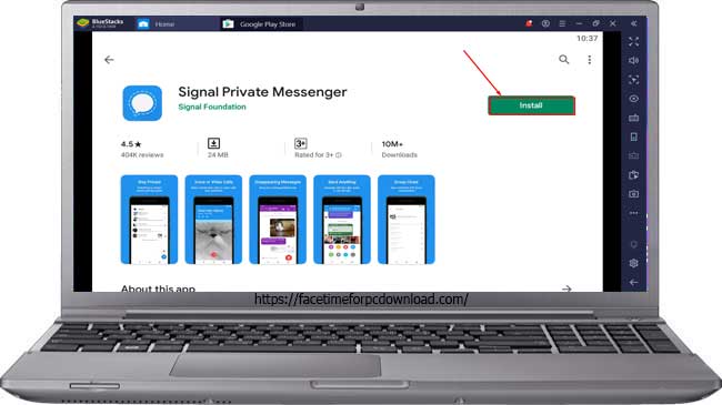 signal private messenger on pc